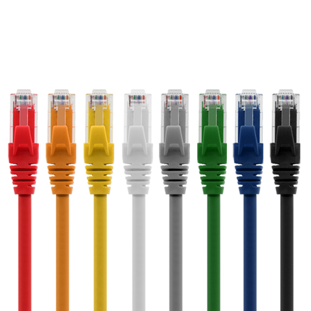 CAT6 UTP 24AWG PVC 베어 구리 패치 코드