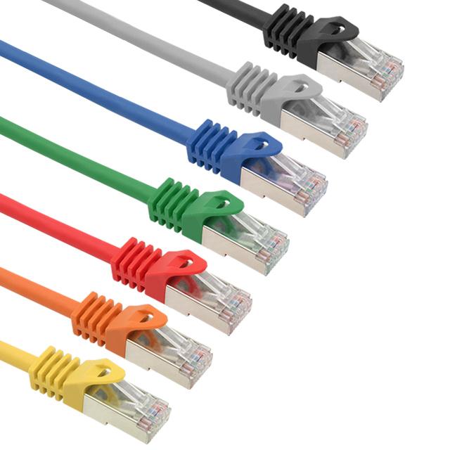 CAT7 SSTP 26AWG LSZH 베어 구리 패치 코드